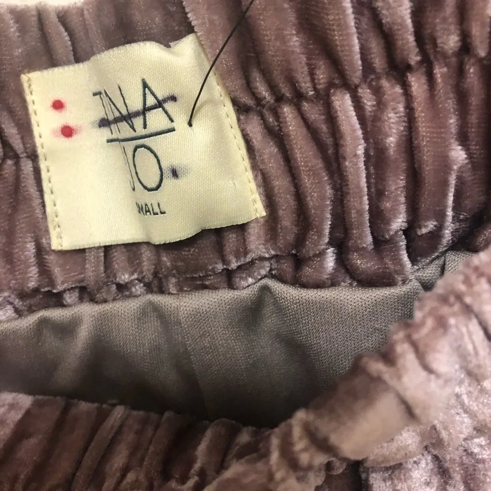 NWT Anthropologie Tina Jo Velvet Trousers Size S - Picture 5 of 8